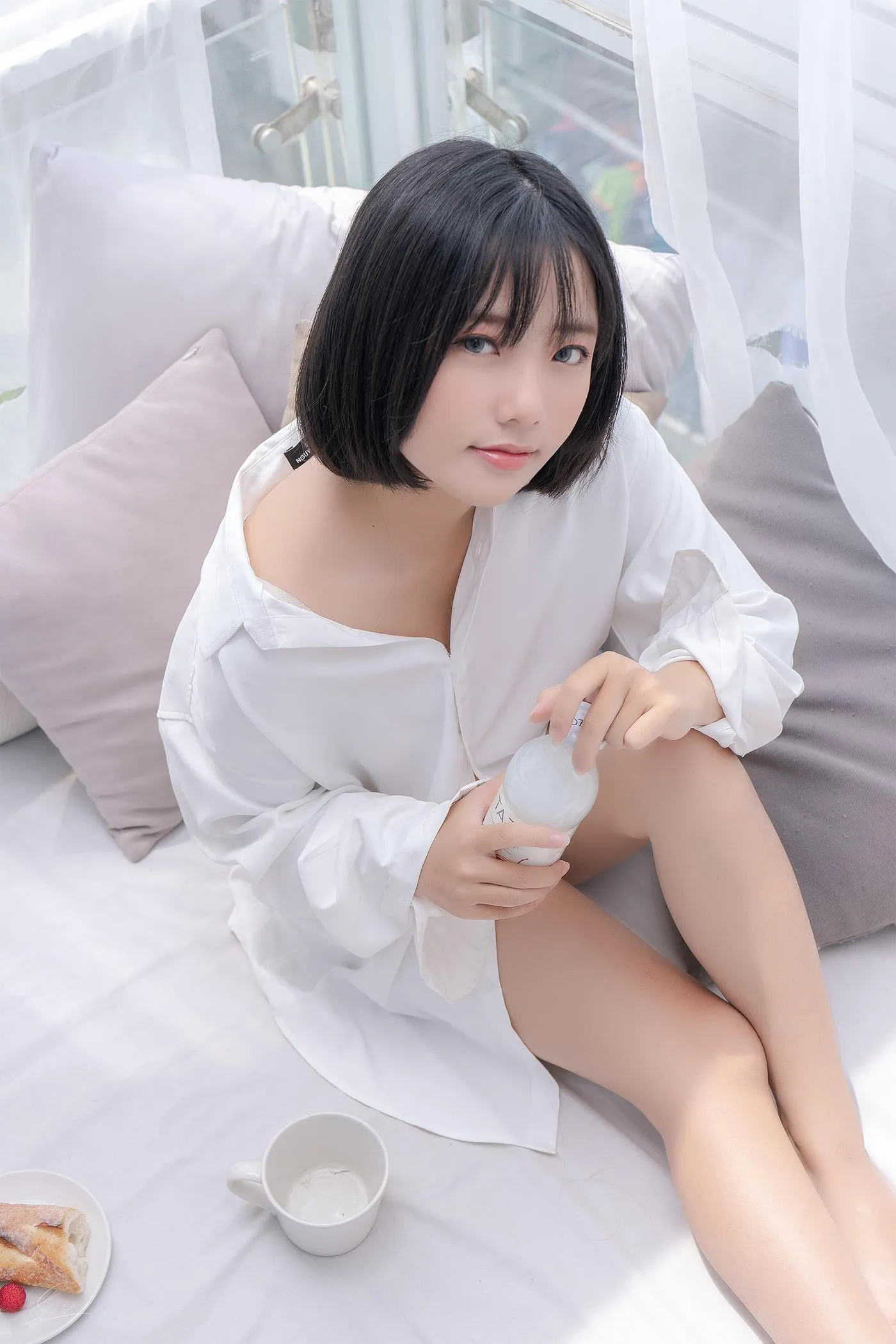 Messie Huang – NO.08 Boyfriends shirt [26P]插图1